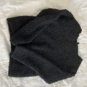 Fuzzy black sweater